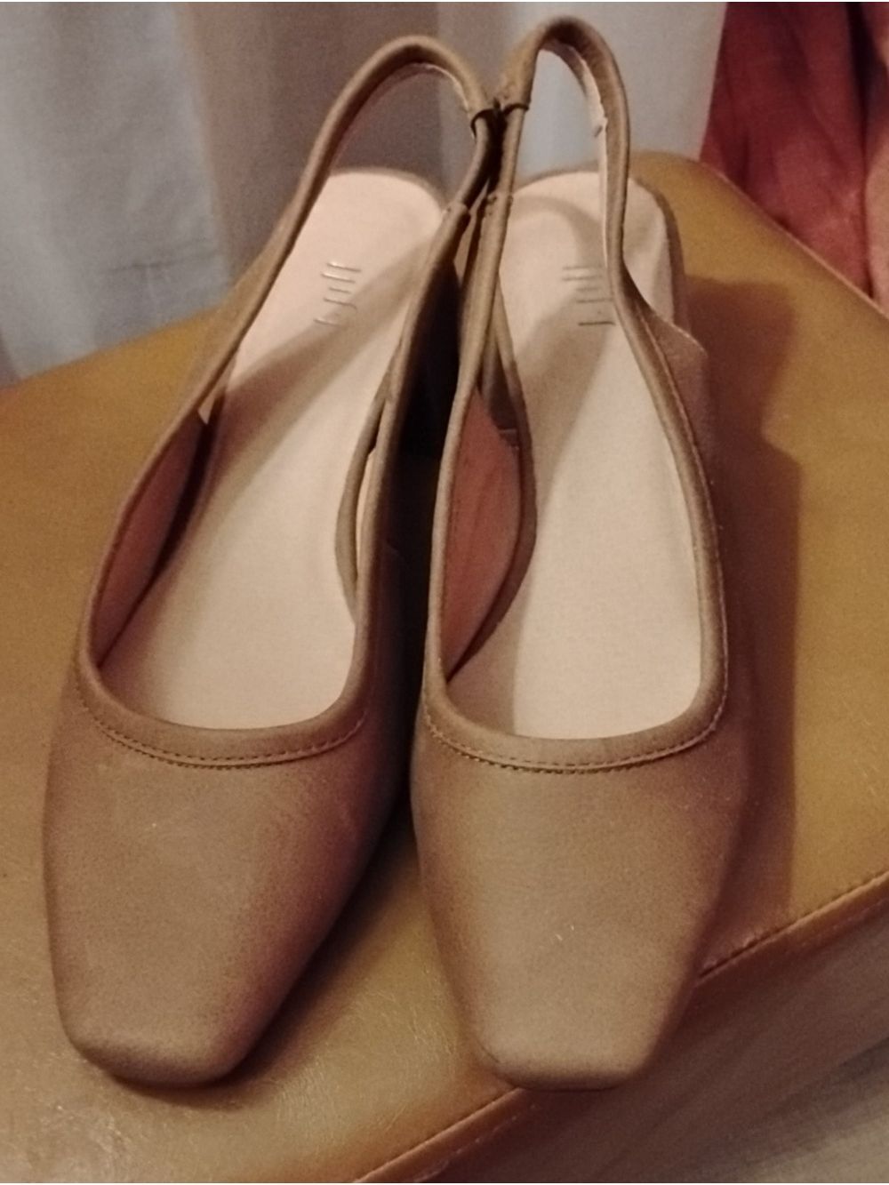 J.Jill Suri Slingback Heels. Tan. Size 7.